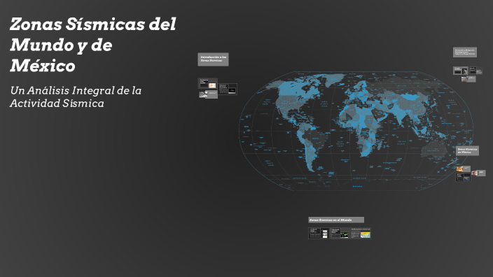 Zonas Sísmicas del Mundo y de México by Fernando Jose Del Valle ...