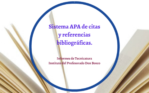 Sistema Harvard-APA de citas y referencias bibliográficas. by Beto Alonso