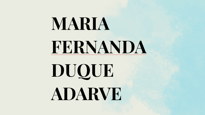 Fernanda duque maria Maria Fernanda