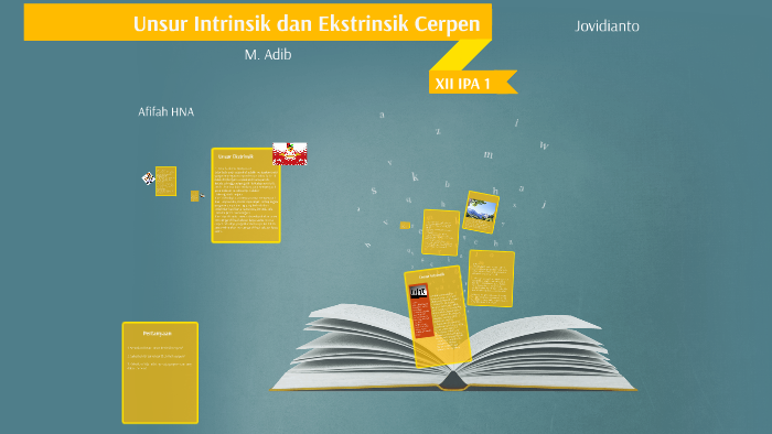 Unsur Intrinsik dan Ekstrinsik Cerpen by Afifah NA