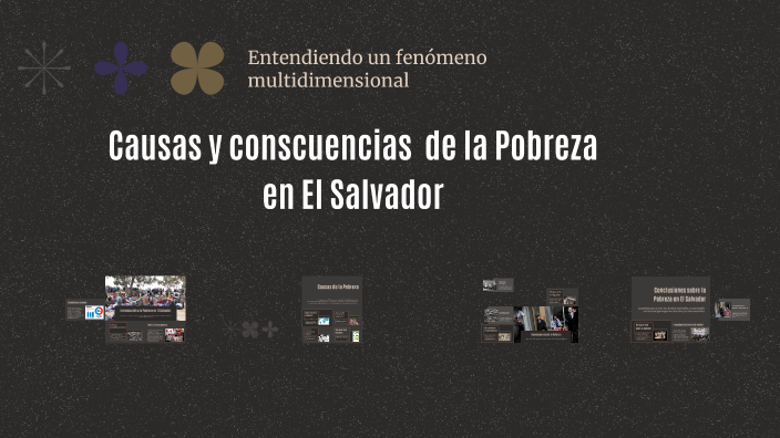 Causas de la Pobreza en El Salvador by José Alejandro Hernández Escobar ...