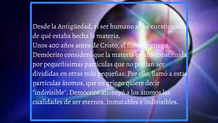 Las Particulas Mas Pequeñas De La Materia Acerca de