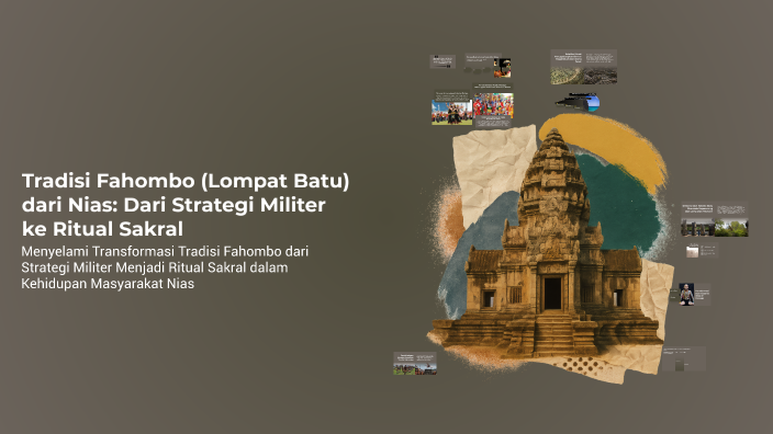 Tradisi Fahombo (Lompat Batu) dari Nias: Dari Strategi Militer ke ...