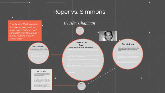 Roper Vs Simmons By Isley Chapman On Prezi