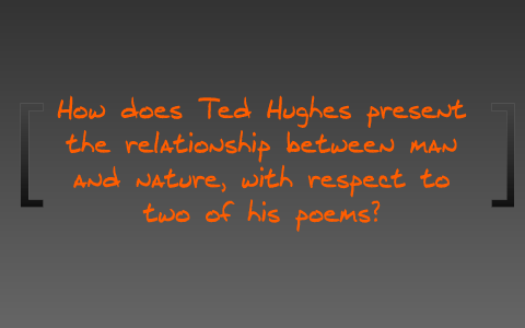 ted hughes nature