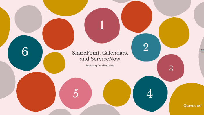 SharePoint, Calendars, and ServiceNow by Kendrik Branch on Prezi