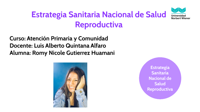 Estrategia Sanitaria Nacional De Salud Reproductiva By Romy Gutierrez On Prezi 