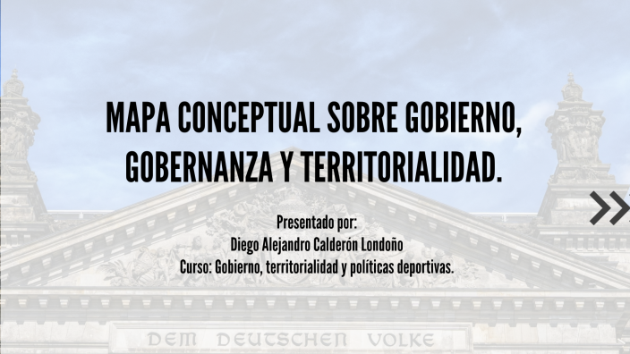 Mapa conceptual sobre gobierno, gobernanza y territorialidad by Camila ...