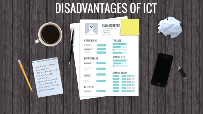 DISADVANTAGES OF ICT by Shok Shok on Prezi