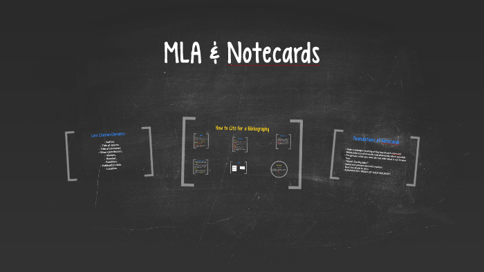 Mla Note Card MLA & Notecards by Mia Diaz on Prezi