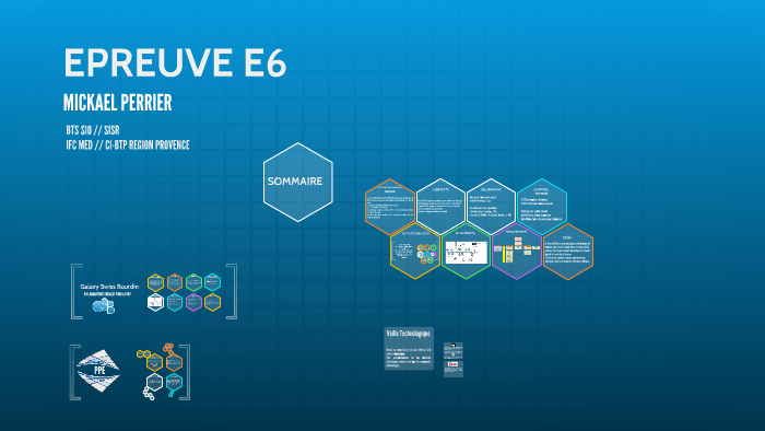 BTS SIO // E6 // SISR // MP by Mickael Perrier on Prezi