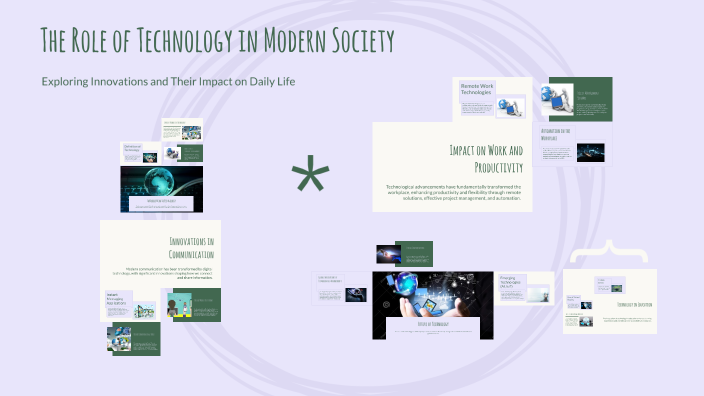 The Role of Technology in Modern Society by Reem AlQubaisi on Prezi
