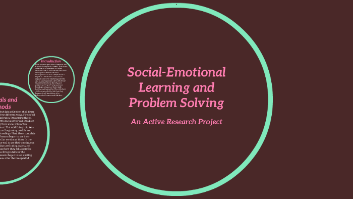 social emotional problem solving goal