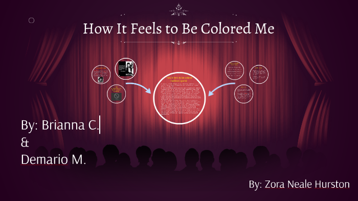 thesis of how it feels to be colored me