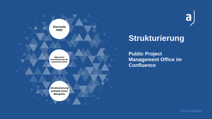 Strukturierung Public Project Management Office im Confluence by