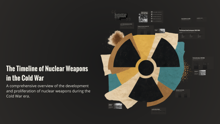 The Timeline of Nuclear Weapons in the Cold War by Ira Eghan on Prezi