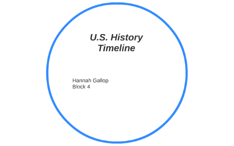 U.S. History Timeline by Hannah Gallop on Prezi