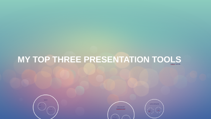 MY TOP THREE PRESENTATION TOOLS by Kaitlyn Swindle on Prezi
