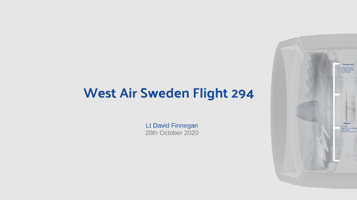 West Air Sweden Flight 294 by Dave Finnegan