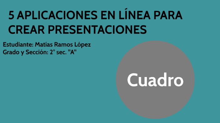 5 aplicaciones en línea para crear presentaciones by Matias Ramos Lopez ...