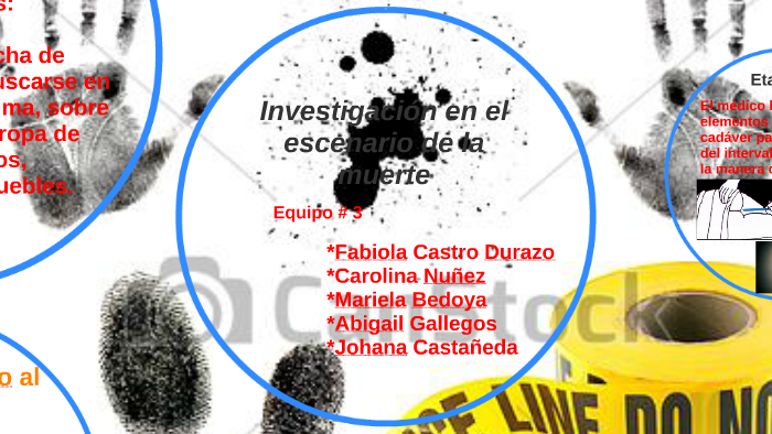 investigation en el esenario de la muerte by mariela bedoya