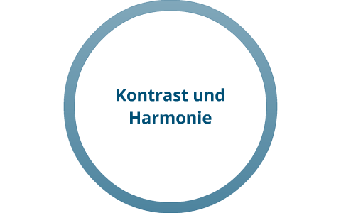 Kontrast und Harmonie by Richard Völkel