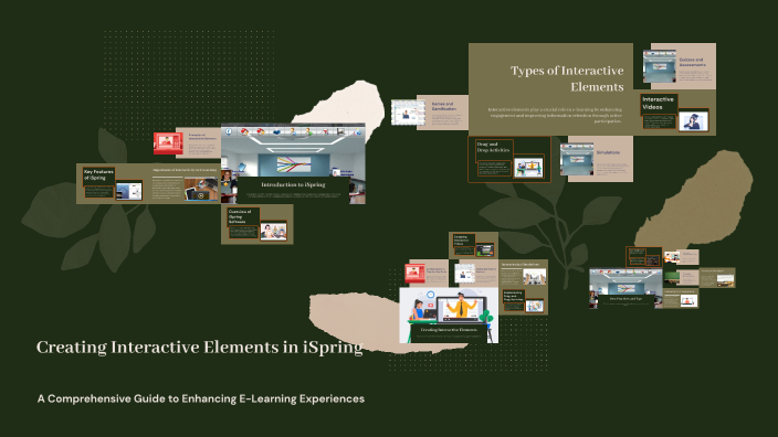 Creating Interactive Elements in iSpring by Nazokat Matmuratova on Prezi
