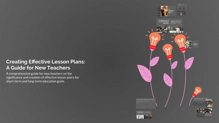 Creating Effective Lesson Plans: A Guide for New Teachers by Ahmed Samy ...