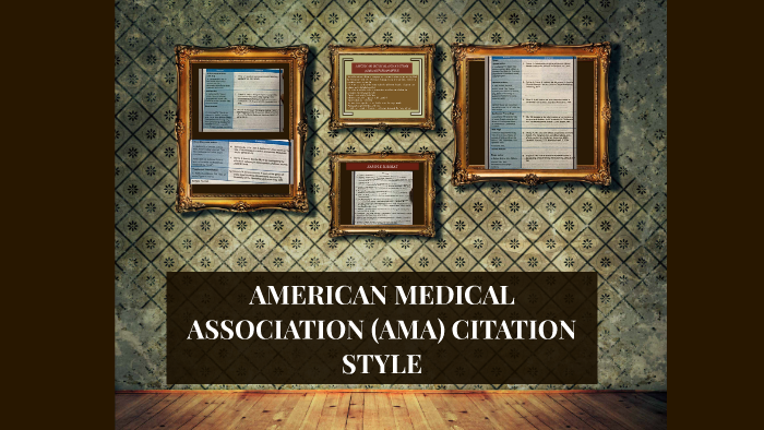 American Medical Association Ama Citation Style By Graciella Marian Pacilan