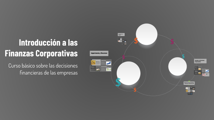 Introducción a las Finanzas Corporativas by Lucia Rosado on Prezi
