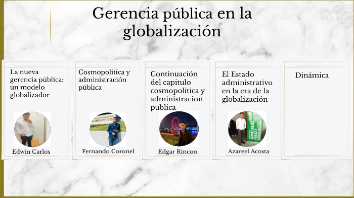 Gerencia publica y globalizacion by FERNANDO CORONEL RAMIREZ on Prezi