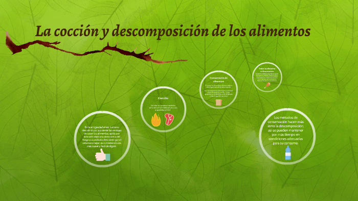 La cocción y descomposición de los alimentos by Gabriela Gonzalez Vela