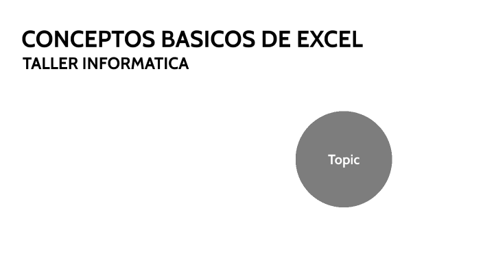 CONCECTOS BASICOS DE EXCEL by Juan David Santa Gomez on Prezi