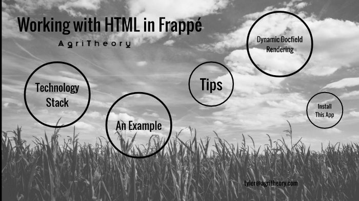 Working With Html In The Frappe Framework By Tyler Matteson On