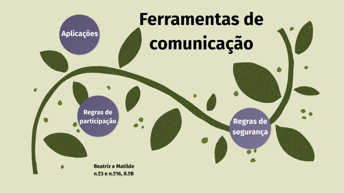 Ferramentas de Comunicação by Beatriz Malhão on Prezi