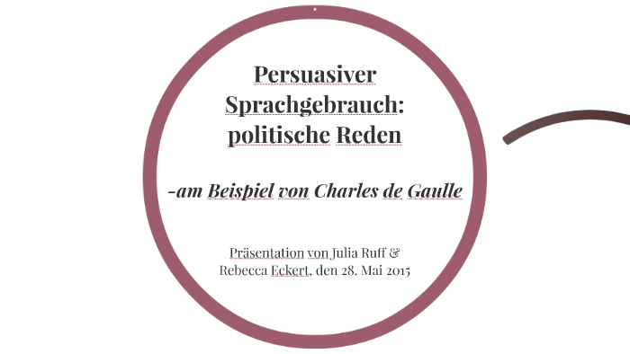 Politische Rede Beispiel Deutschunterricht prezi.com