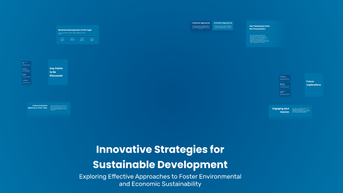 Innovative Strategies for Sustainable Development by Amna Alt on Prezi