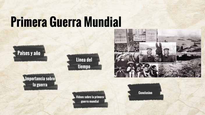 Primera Guerra Mundial by Cristian David Rojas Moreno on Prezi