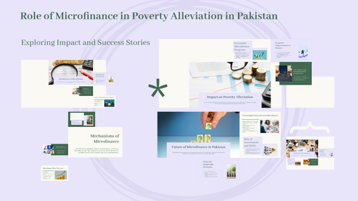 Role of Microfinance in Poverty Alleviation in Pakistan by Muhammad ...