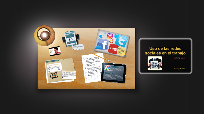 Uso de las redes sociales en el trabajo by Noelia Vega on Prezi