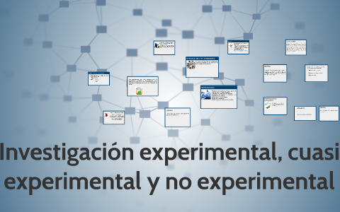 investigacion experimental no experimental y cuasiexperimental