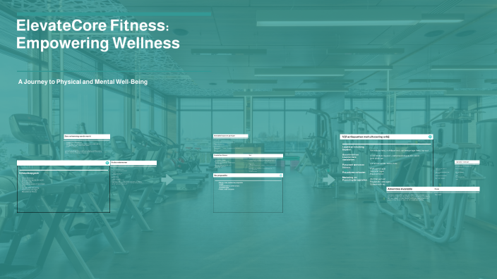 ElevateCore Fitness: Redefining the Fitness Experience by Dion Bek on Prezi