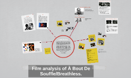 Film Analysis A Bout De Souffle Breathless By Richard Hewitson