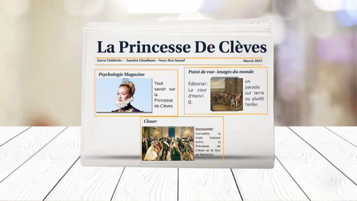 La Princesse De Clèves by Sarra Debbiche on Prezi