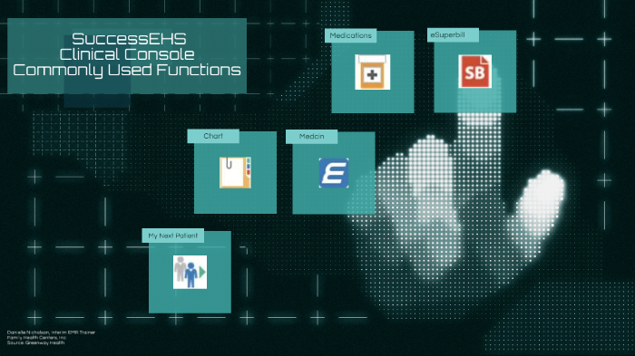 SuccessEHS Clinical Console Workflow Cheat Sheet by Danielle Nicholson ...
