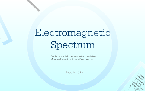 Physics Electromagnetic Spectrum By Hyo Bin Jin On Prezi