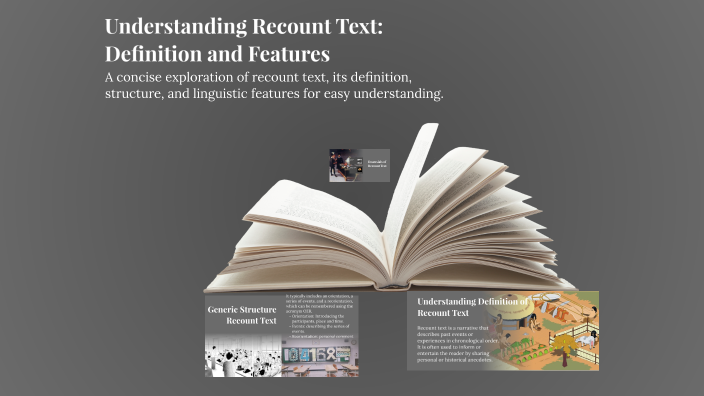 Understanding Recount Text: Definition and Features by AMALIYATUL ...