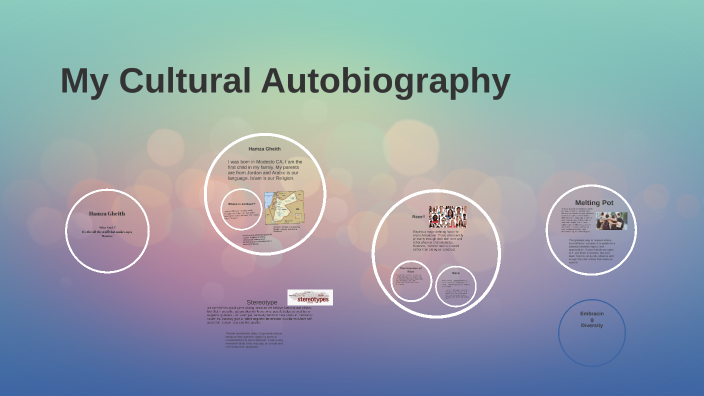 cultural autobiography introduction