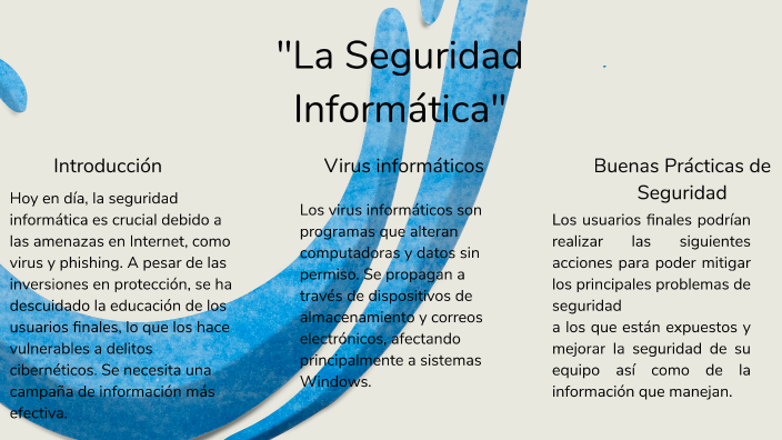 LA SEGURIDAD INFORMÁTICA by Fabricio Aguilar on Prezi