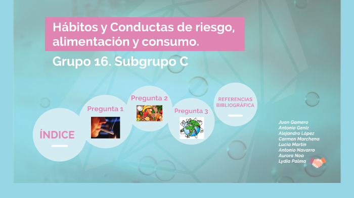 Hábitos y Conductas de Riesgo by Grupo C Grupo 16 on Prezi